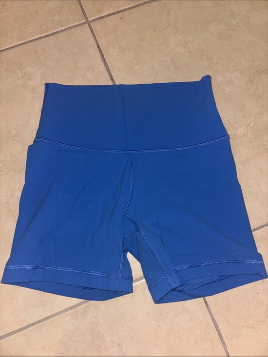 Aritzia Pants - Aritzia Royal Blue High-Waist Bike Shorts